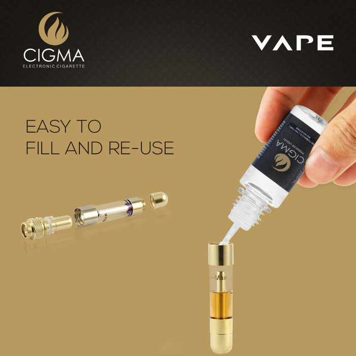 Cigma Clearomizer for Cigma Vape e-Cigarette - Extra - Gold | Cigee