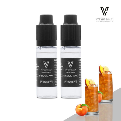 E-liquids,0mg,10ml,2 Pack,Vapoursson,Juicy Peach