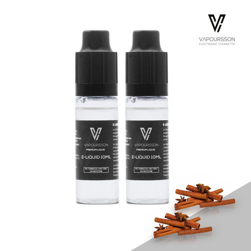 E-liquids,0mg,10ml,2 Pack,Vapoursson,Cinnamon