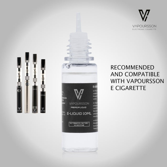 Vapoursson e-Liquid - Raspberry 0mg 10ml Bottle x 2 Pack | Cigee