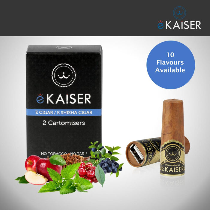 E Shisha Cigar 2 Pack Cartomizer *Vanilla Flavour* eKaiser - eKaiser - CIGEE Cigar Cartomizers