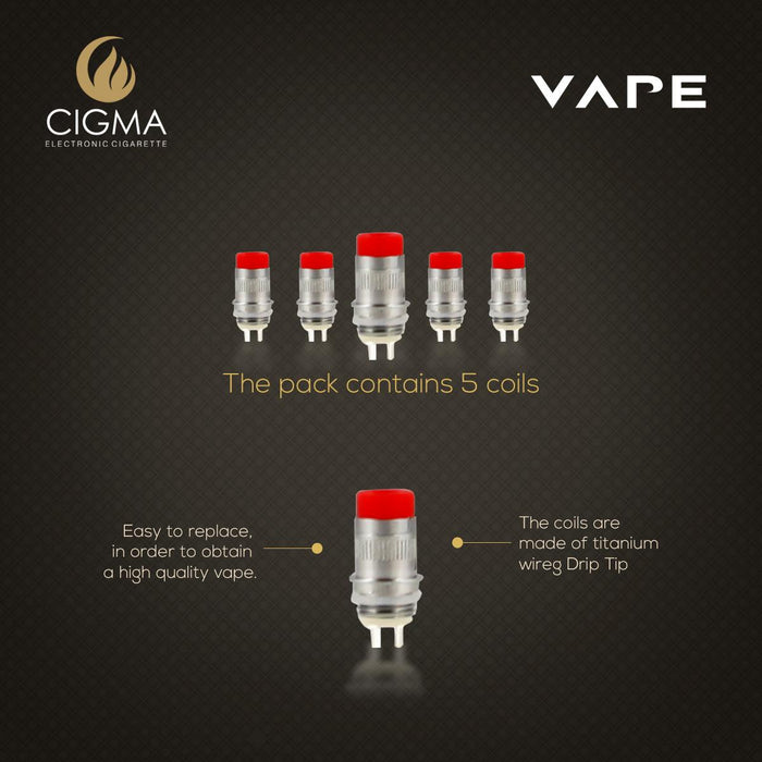 Cigma Coils for Mini Mod - 5 Pack | Cigee