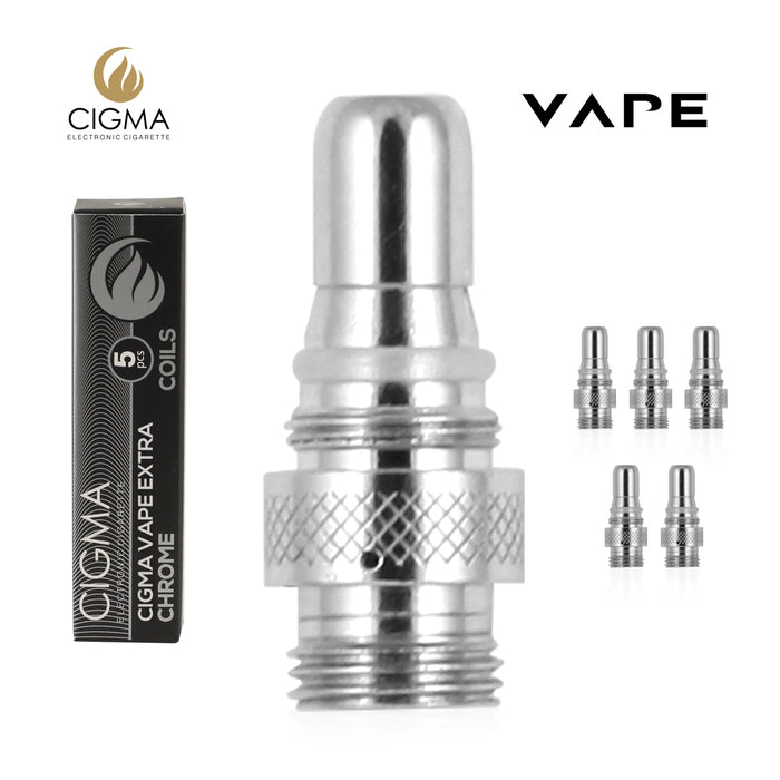 Vape Coil, Extra Battery, 5 Pack, Cigma