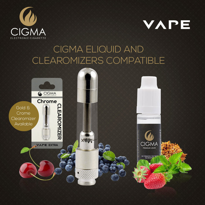Cigma Coils for Cigma Vape e-Cigarette - Slim - Chrome (German) | Cigee