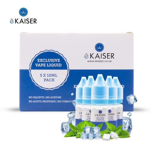 eKaiser Mint-Menthol Pack 5 X 10ml