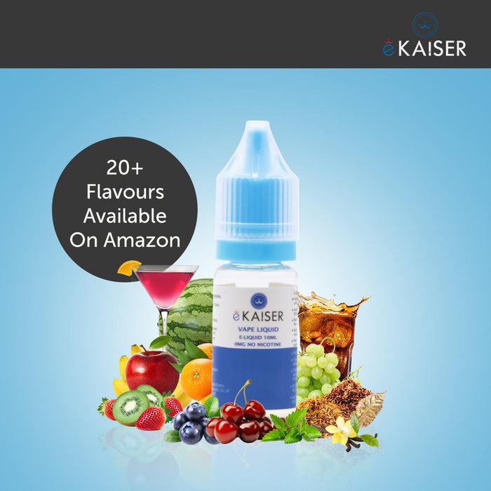 eKaiser e-Liquid - Fruit Mint 0mg 10ml Bottle x 5 Pack | Cigee