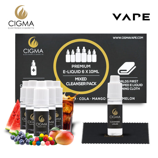 Cigma cleanser pack - 6 bottle