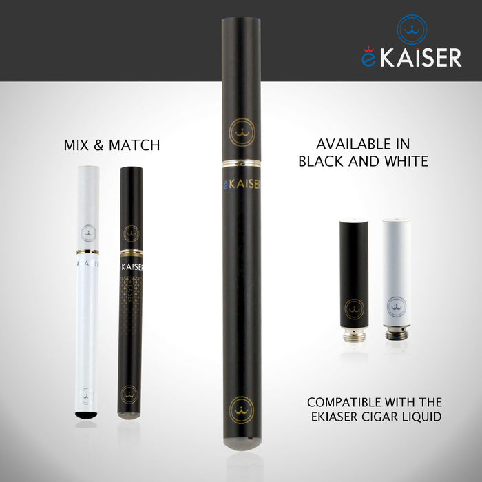 E Shisha Pen Starter Kit eKaiser Rechargeable Black Battery E Liquid Eshisha