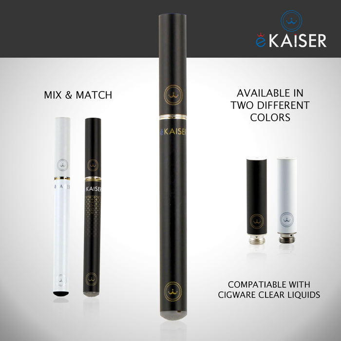 eKaiser e-Cigarette Black Cartomizer - Apple 0mg x 5 Pack | Cigee