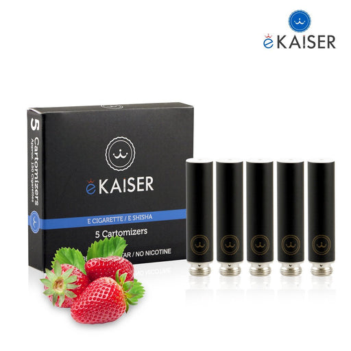 Cigarette Cartomizers,5 Pack,Strawberry,eKaiser