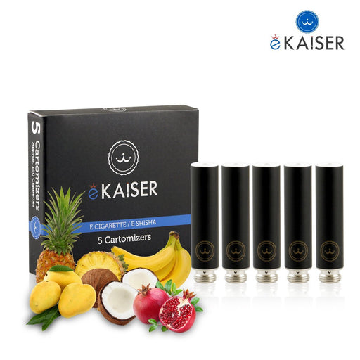 Cigarette Cartomizers,5 Pack,Tropical Mix,eKaiser