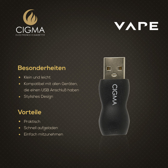 Vape USB | E-cigarette USB Charger | Power adapter | Cigma CIGEE.COM Vape USB | E-cigarette USB Charger | Power adapter | Cigma CIGEE.COM