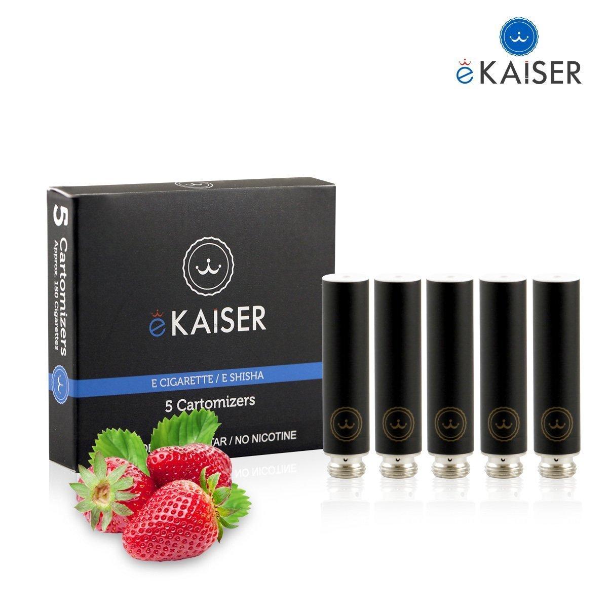 eKaiser e-Cigarette Black Cartomizer - Strawberry 0mg x 5 Pack | Cigee   CIGEE.COM