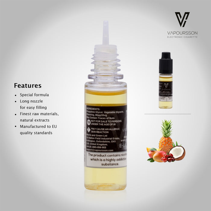 Vapoursson e-Liquid - Tropical 6mg 10ml Bottle | Cigee