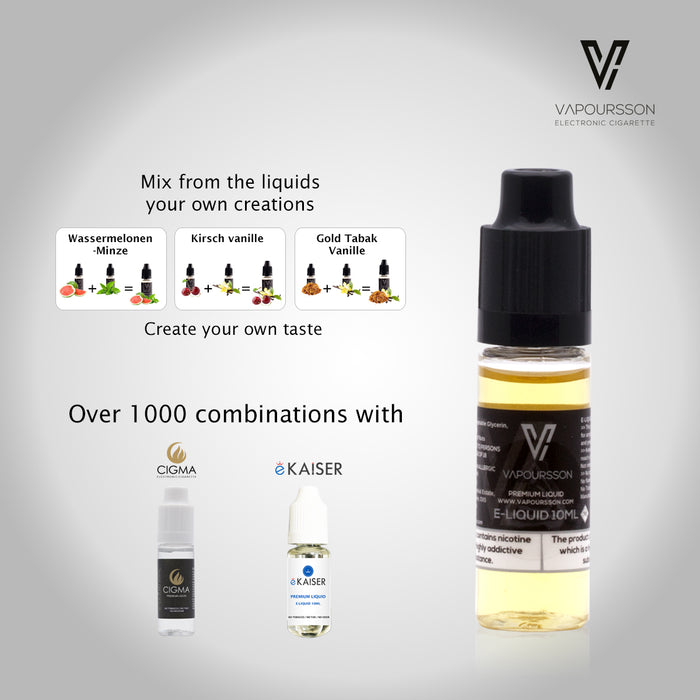 Vapoursson e-Liquid - Tobacco 6mg 10ml Bottle | Cigee