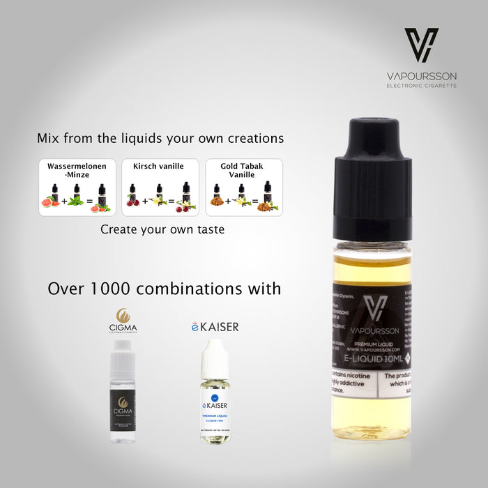 Vapoursson e-Liquid - Tobacco 12mg 10ml Bottle | Cigee