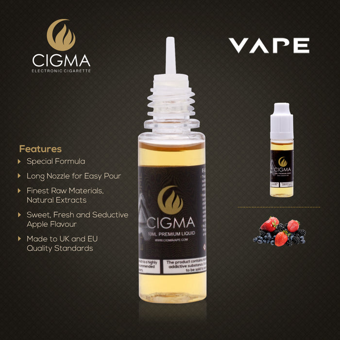 Cigma e-Liquid - Berry Mix 18mg 10ml Bottle | Cigee