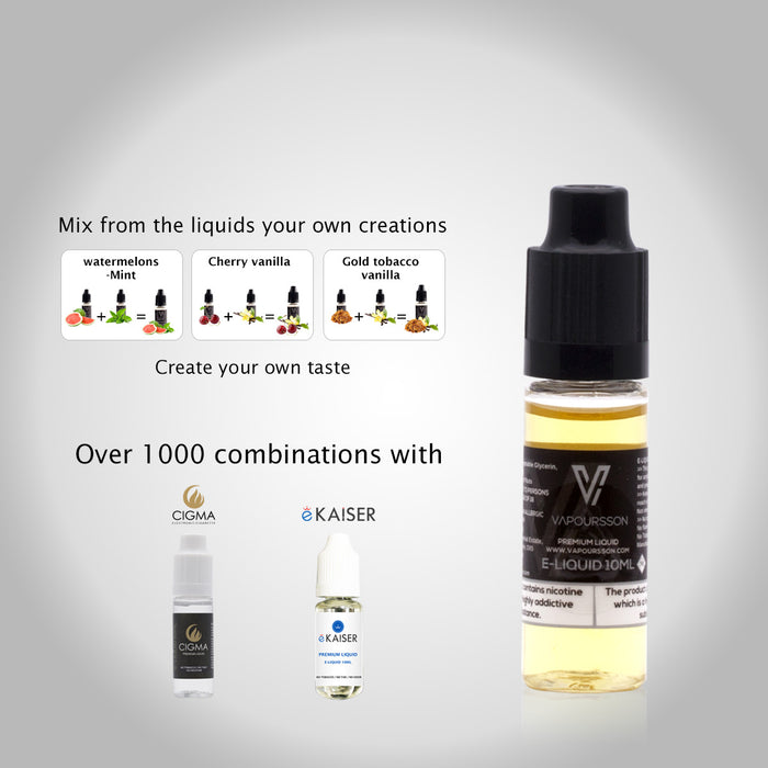 Vapoursson e-Liquid - Coffee 6mg (80PG/20VG) 10ml Bottle | Cigee