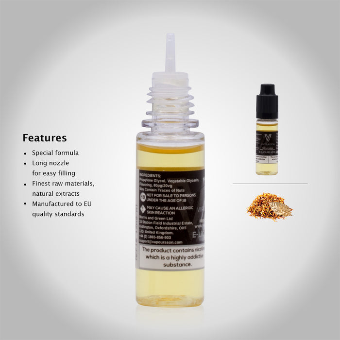 Vapoursson e-Liquid - USA Mix 18mg 10ml Bottle | Cigee