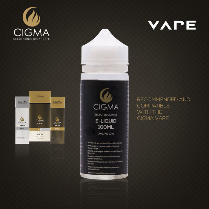 Cigma e-Liquid - Blackberry 0mg 100ml Shortfil | Cigee