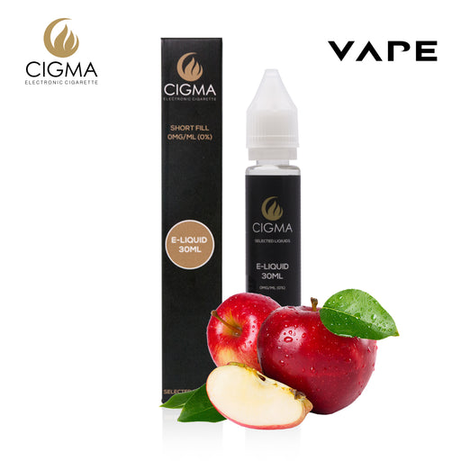 Shortfill, 30ml, 0mg, Cigma, Apple