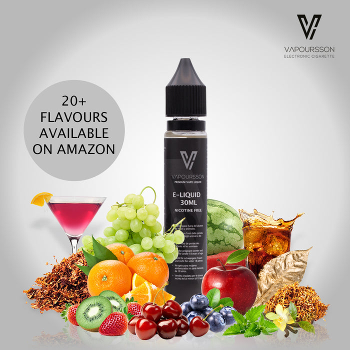 Vapoursson e-Liquid - Mango & Peach 0mg 30ml Shortfill | Cigee