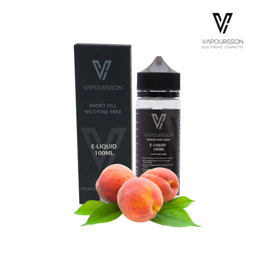 Shortfill, 100ml, 0mg, Vapoursson, Juicy Peach