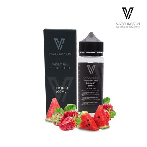 Shortfill, 100ml, 0mg, Vapoursson, Strawberry - watermelon