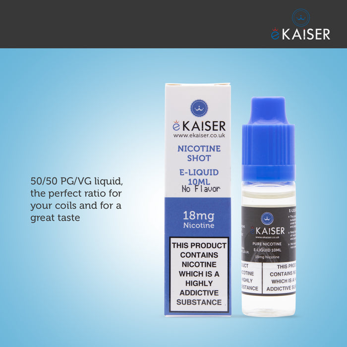 Ekaiser Nicotine shot 10ml - 18mg