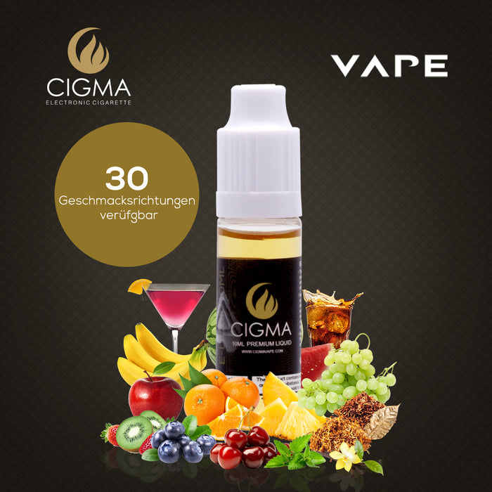 Cigma e-Liquid - Mango 12mg 10ml Bottle | Cigee