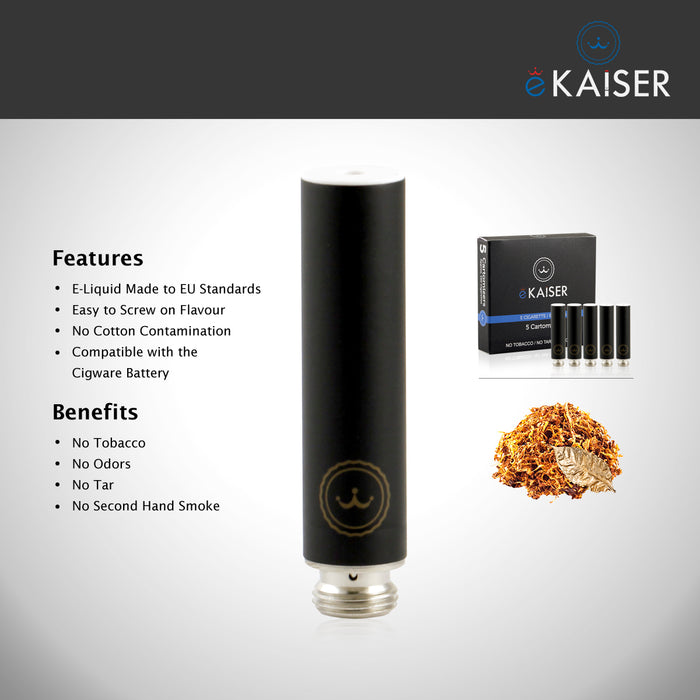 Ekaiser 5 pack Cartomizer Classic Tobacco