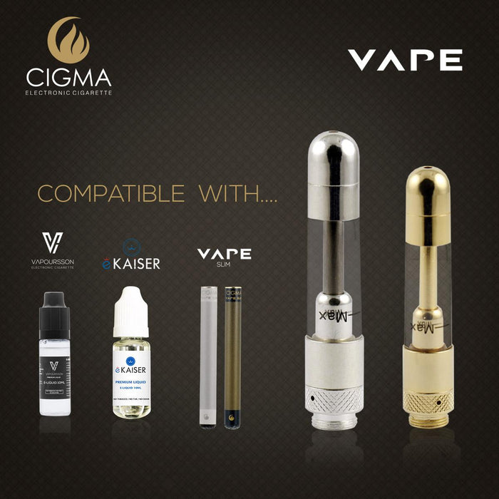 Cigma e-Cigarette Dual Extra - Refillable & Rechargeable Starter Kit | Cigee