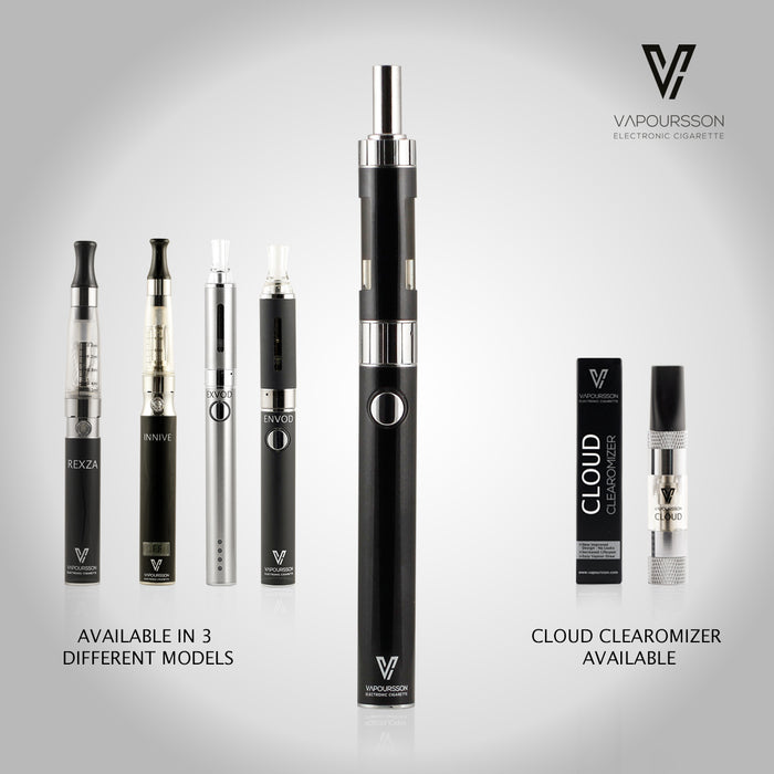 Vapoursson Magnet e-Cigarette - Refillable & Rechargeable Starter Kit + 5 x 10ml | Cigee