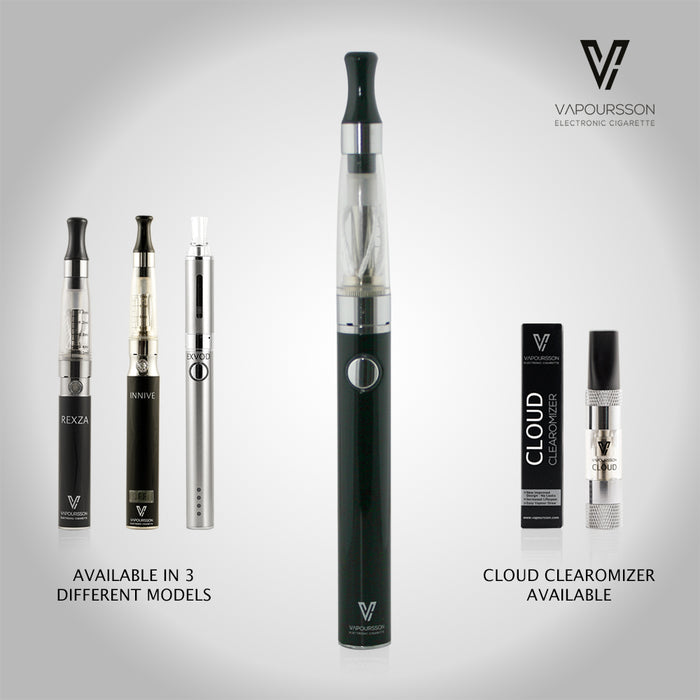 Vapoursson Vape Om e-Cigarette - Refillable & Rechargeable Starter Kit + 5 x 10ml | Cigee