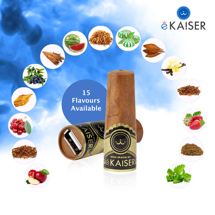 Electronic Cigar | 2 Pack Gold Cigar Flavour | eShisha Kit | eKaiser CIGEE.COM Electronic Cigar | 2 Pack Gold Cigar Flavour | eShisha Kit | eKaiser CIGEE.COM