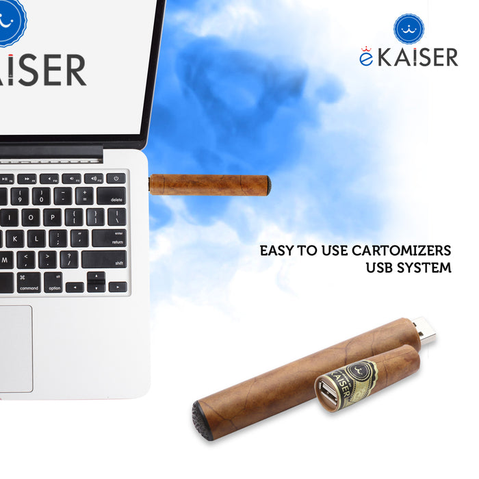 Electronic Cigar | 2 Pack Gold Cigar Flavour | eShisha Kit | eKaiser CIGEE.COM Electronic Cigar | 2 Pack Gold Cigar Flavour | eShisha Kit | eKaiser CIGEE.COM