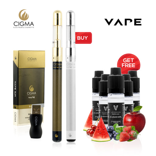 Cigma Vape Dual Slim + eLiquid, 105261, 106130