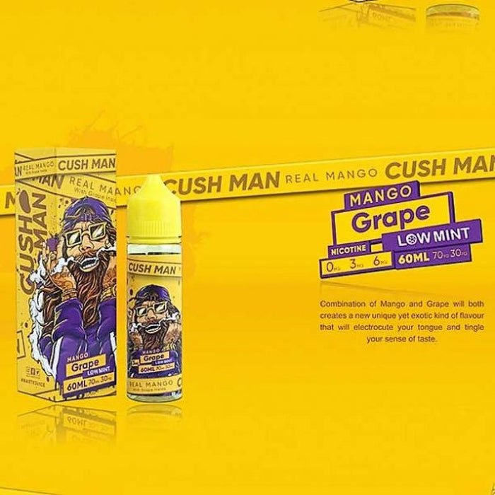 Nasty Juice - Cush Man E-Liquid - Mango Grape Mix - 60ml CIGEE.COM Nasty Juice - Cush Man E-Liquid - Mango Grape Mix - 60ml CIGEE.COM
