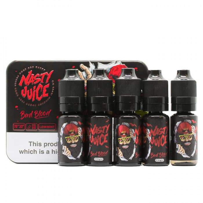 Nasty Juice - Bad Blood E-Liquid - 0mg - 10ml