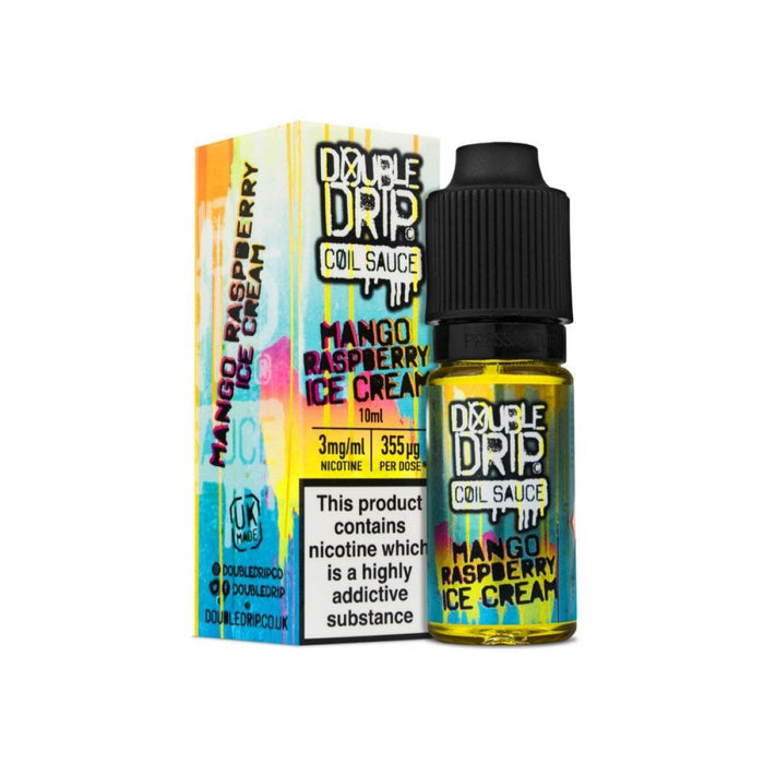 Double Drip - Coil Sauce - Mango Raspberry Ice Cream - 3mg - 10ml