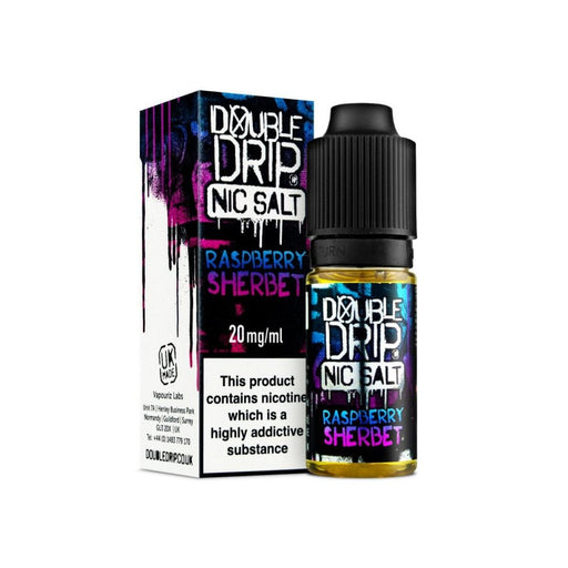 Double Drip Nic Salt Raspberry Sherbet 20mg 10ml