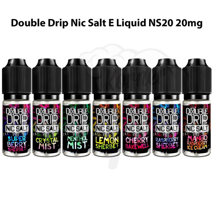 Double Drip Nic Salt Mango Raspberry Ice Cream 20mg 10ml