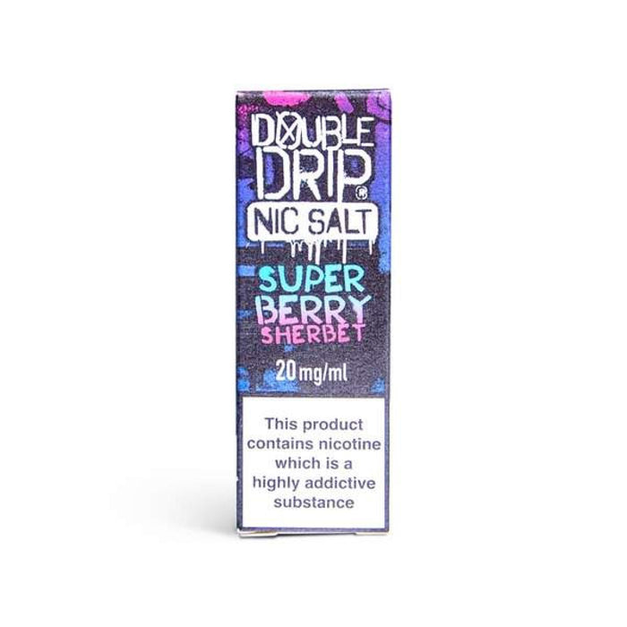 Double Drip Nic Salt Super Berry Sherbet 20mg 10ml