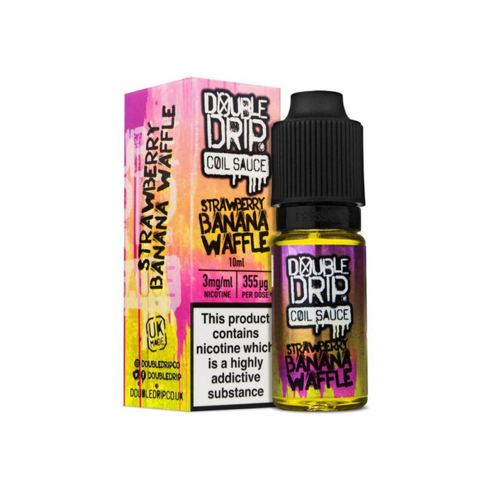 Double Drip Coil Sauce Strawberry Banana Waffle 6mg 10ml