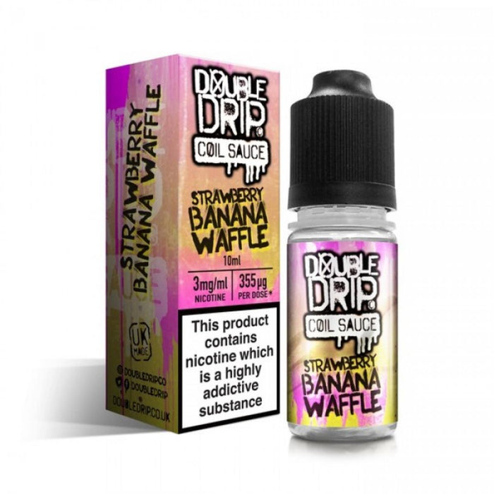 Double Drip - Coil Sauce - Strawberry Banana Waffle - 10ml