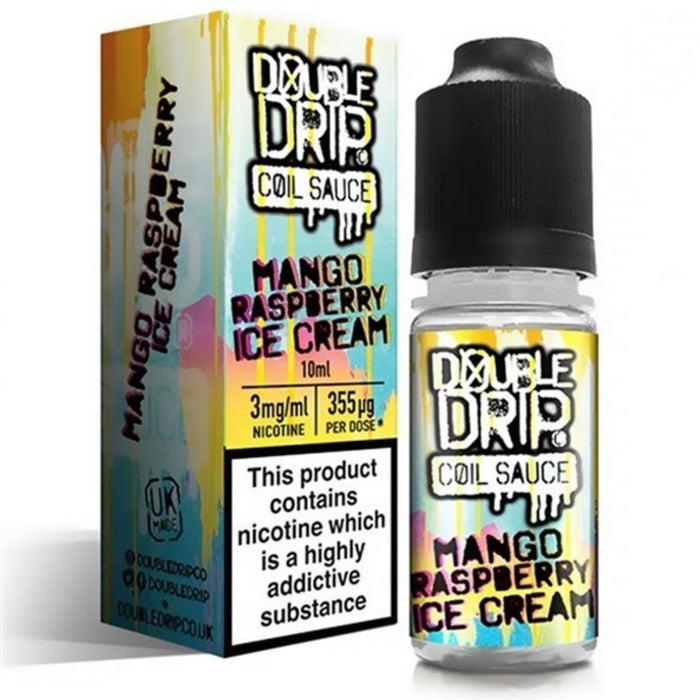 Double Drip - Coil Sauce - Mango Raspberry Ice Cream - 6mg - 10ml