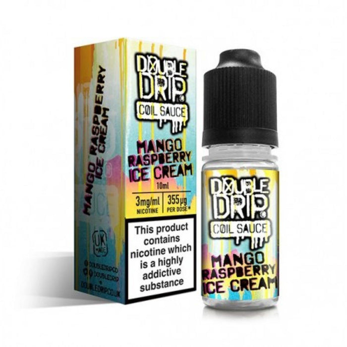 Double Drip - Coil Sauce - Mango Raspberry Ice Cream - 6mg - 10ml