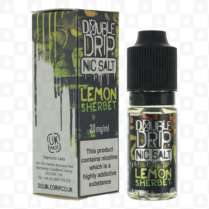 Double Drip - Nic Salt - Lemon Sherbet - 10mg
