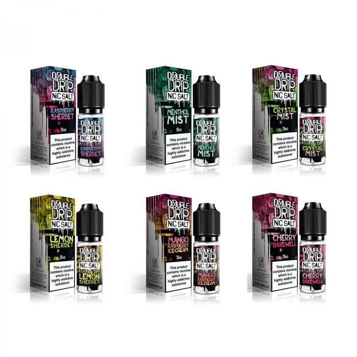 Double Drip - Nic Salt - Cherry Bakewell - 10mg