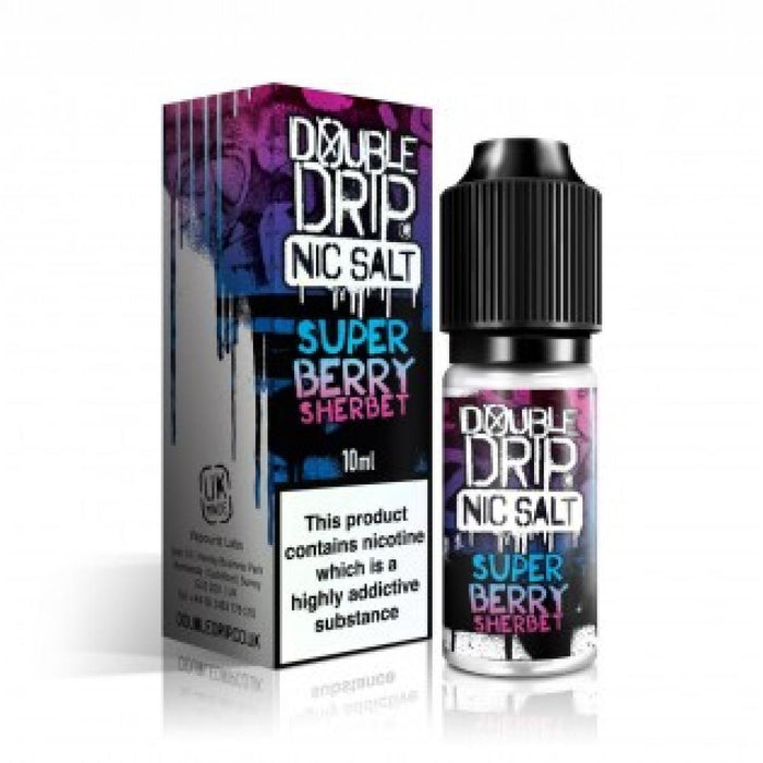 Double Drip - Nic Salt - Super Berry Sherbet - 10ml